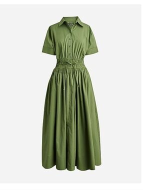 JCrew Elena shirt-dress in cotton poplin